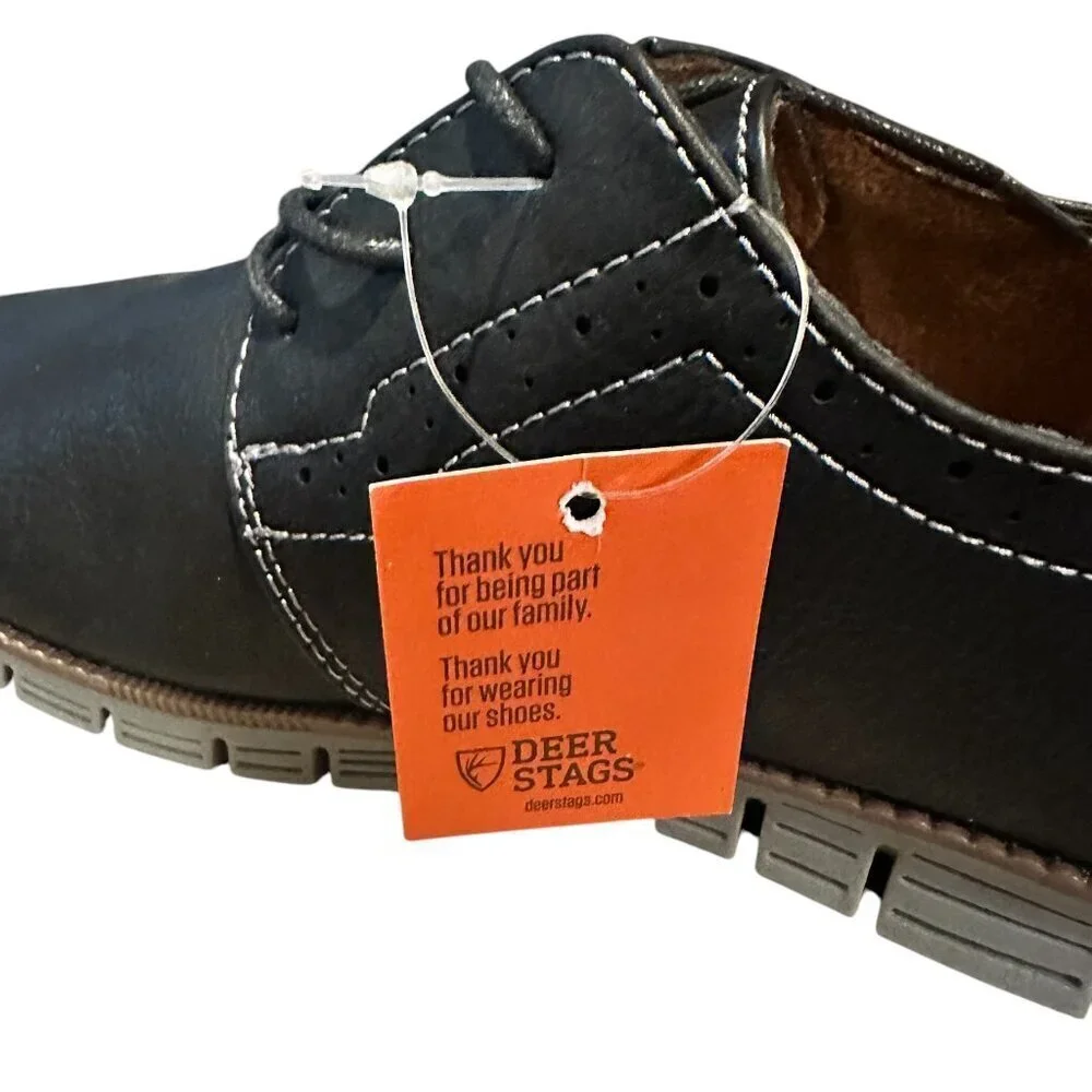 Deer Stags Aiden Jr. Classic Lace-Up Hybrid Dress Comfort Oxford | Size 5.5 M